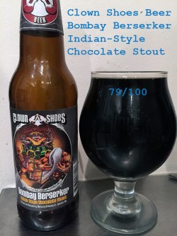 Day 21 - Clown Shoes Beer - Bombay Berserker Indian-Stlye Chocolate Stout